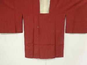 アンティーク　縞模様織出し手織り紬道行コート